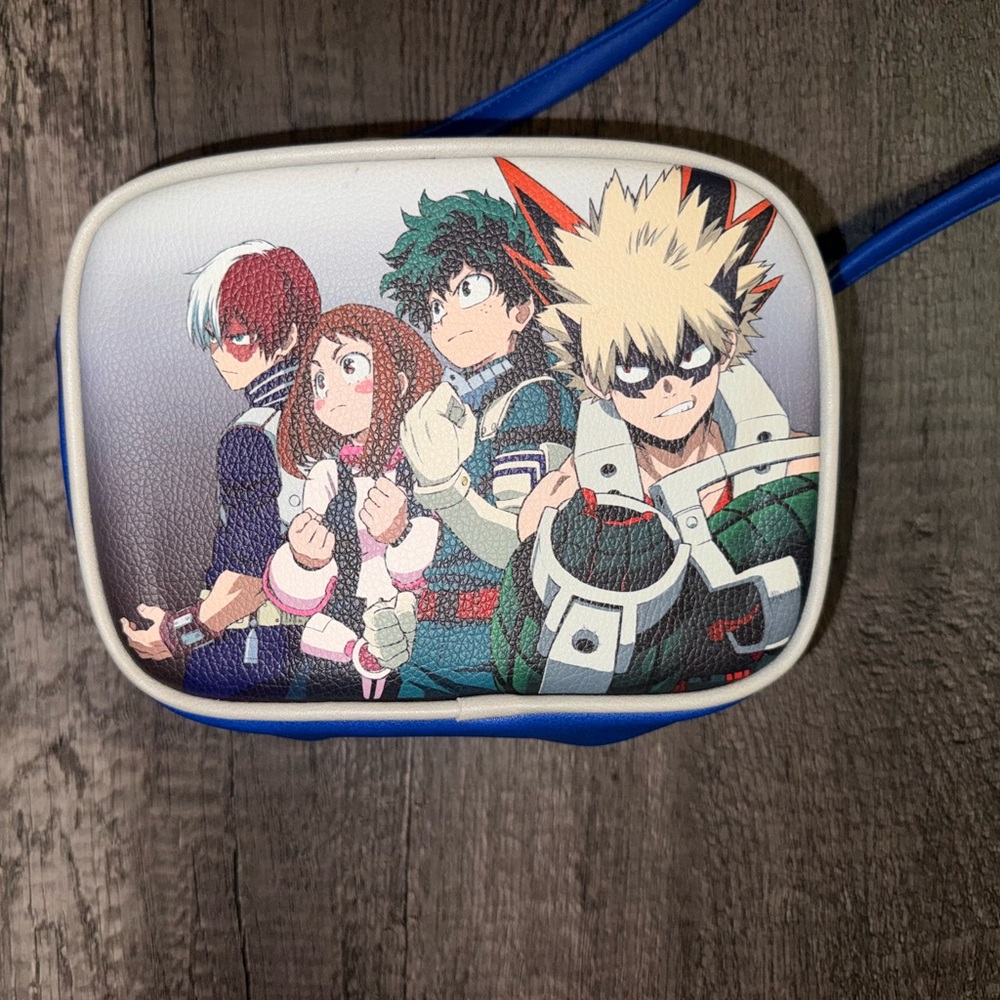 Hot Topic My Hero Academia Crossbody Bag - Blue and White
